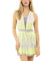 Abito da donna Lucky in Love  Pleat Wave Dress Neon Yellow