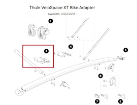 Adattatore Thule Console Bike Adapter 1C