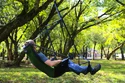 Amaca Eno  Lounger Hanging Chair Lime/Charcoal