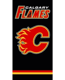 Asciugamano Official Merchandise NHL Calgary Flames Black