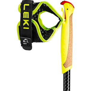 Bastoncini da trail running Leki  Evotrail FX.One TA, black-neonyellow-dark anthracite 125 cm