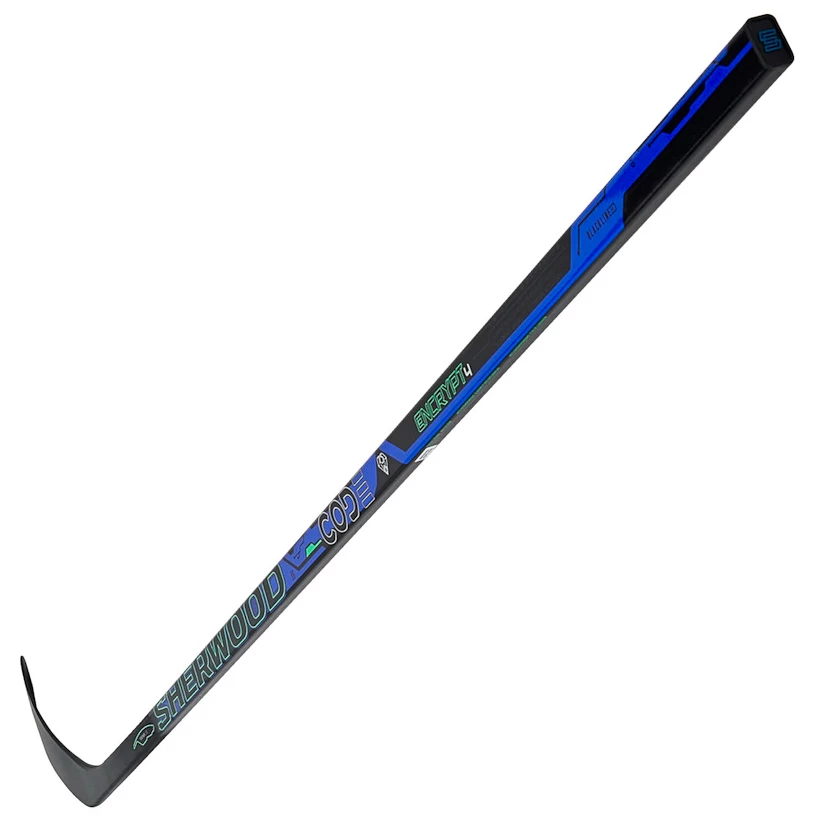 Bastone da hockey in materiale composito SHER-WOOD Code Encrypt 4 Senior PP92 mano destra in basso, flex 75