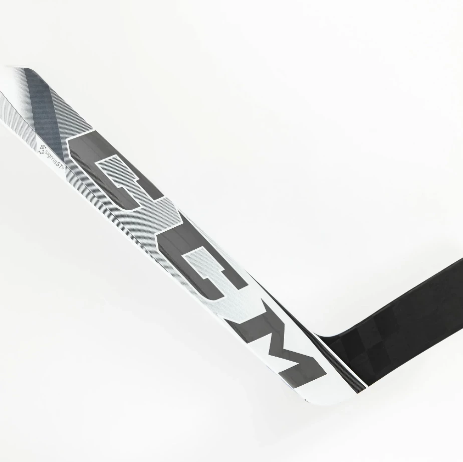 Bastone da portiere di hockey in materiale composito CCM Eflex 5 PROLITE White/Grey Senior