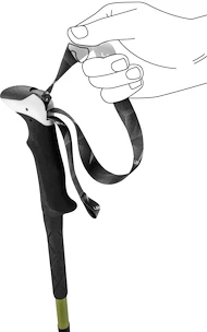 Bastoni da trekking Leki  Khumbu Pro FX.One TA, gimblet-black-white 115 cm