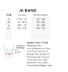 Bendaggio per il ginocchio Zamst JK-Band