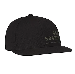 Berretto da uomo CCM  FLATBRIM SNAPBACK Black  Senior