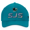 Berretto da uomo Fanatics  Authentic Pro Locker Room Structured Adjustable Cap NHL San Jose Sharks