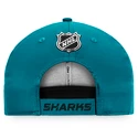 Berretto da uomo Fanatics  Authentic Pro Locker Room Structured Adjustable Cap NHL San Jose Sharks