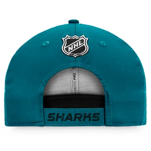 Berretto da uomo Fanatics  Authentic Pro Locker Room Structured Adjustable Cap NHL San Jose Sharks