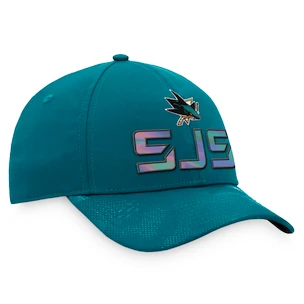 Berretto da uomo Fanatics  Authentic Pro Locker Room Structured Adjustable Cap NHL San Jose Sharks