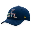 Berretto da uomo Fanatics  Authentic Pro Locker Room Structured Adjustable Cap NHL St. Louis Blues