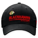 Berretto da uomo Fanatics  Authentic Pro Locker Room Unstructured Adjustable Cap NHL Chicago Blackhawks