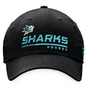 Berretto da uomo Fanatics  Authentic Pro Locker Room Unstructured Adjustable Cap NHL San Jose Sharks