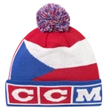 Berretto invernale CCM  FLAG POM KNIT TEAM  CZECH Multiple Team Color