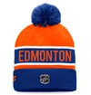 Berretto invernale Fanatics  Authentic Pro Game & Train Cuffed Pom Knit Edmonton Oilers