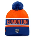 Berretto invernale Fanatics  Authentic Pro Game & Train Cuffed Pom Knit Edmonton Oilers