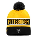Berretto invernale Fanatics  Authentic Pro Game & Train Cuffed Pom Knit Pittsburgh Penguins