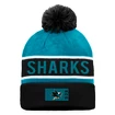 Berretto invernale Fanatics  Authentic Pro Game & Train Cuffed Pom Knit San Jose Sharks