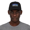Berretto Patagonia  P-6 Logo Trucker Hat Black