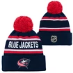 Berretto per bambini Outerstuff  WORDARK JACQUARD CUFF POM COLUMBUS BLUE JACKETS