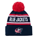Berretto per bambini Outerstuff  WORDARK JACQUARD CUFF POM COLUMBUS BLUE JACKETS