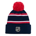 Berretto per bambini Outerstuff  WORDARK JACQUARD CUFF POM COLUMBUS BLUE JACKETS