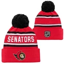 Berretto per bambini Outerstuff  WORDARK JACQUARD CUFF POM OTTAWA SENATORS