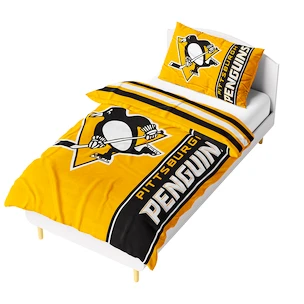 Biancheria da letto Official Merchandise  NHL Pittsburgh Penguins Belt 140x200/70x90 cm