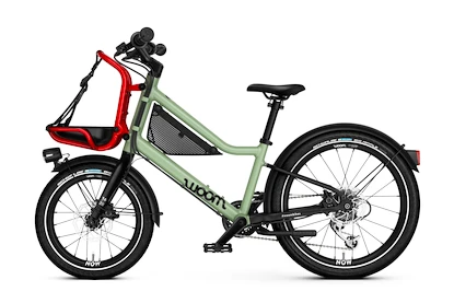 Bicicletta per bambini Woom  4 NOW moss green/formular red