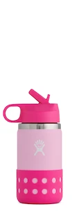 Borraccia Hydro Flask  Wide Mouth Kids Straw Lid & Boot 12 oz (355 ml)