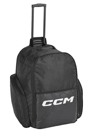 Borsa da hockey su ruote CCM Wheel Backpack 18 Black Senior