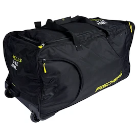 Borsa da hockey su ruote Fischer DeLuxe Black/Yellow Junior