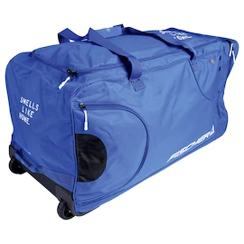 Borsa da hockey su ruote Fischer DeLuxe Blue/White Youth