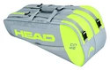Borsa per racchette Head  Core Combi 6R Grey/Neon Yellow