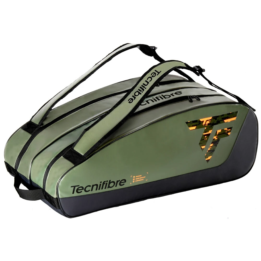 Borsa per racchette Tecnifibre  Tour Endurance 12R Khaki 2024