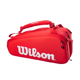Borsa per racchette Wilson Super Tour 15 Pack Red