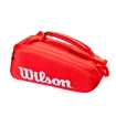 Borsa per racchette Wilson  Super Tour 6 Pack Red
