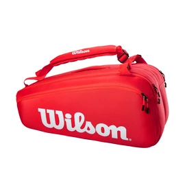 Borsa per racchette Wilson Super Tour 9 Pack Red