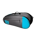 Borsa per racchette Wilson   Team 6 Pack Blue/Grey