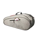 Borsa per racchette Wilson  Team 6 PK Heather Grey