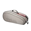 Borsa per racchette Wilson  Team 6 PK Heather Grey