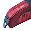 Borsa porta racchette per bambini Wilson  Junior 3 Pack Red/Infrared