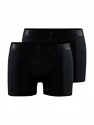 Boxer da uomo Craft Core Dry 3" 2-Pack Black