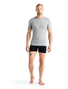 Boxer da uomo Icebreaker  Anatomica Boxers Black