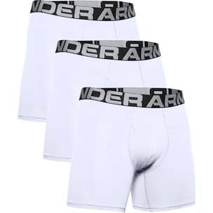Boxer da uomo Under Armour  Charged Cotton 6in 3Pack White