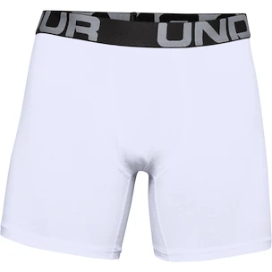 Boxer da uomo Under Armour  Charged Cotton 6in 3Pack White