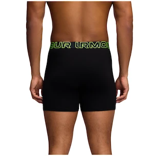 Boxer da uomo Under Armour Perf Cotton 6in 3Pack Black