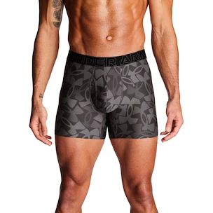 Boxer da uomo Under Armour Perf Tech Print 6in 3Pack Castlerock Heather  3XL