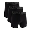 Boxer da uomo Under Armour Perf Tech Solid 6in 3Pack Black