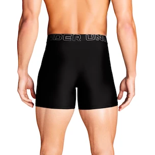 Boxer da uomo Under Armour Perf Tech Solid 6in 3Pack Black